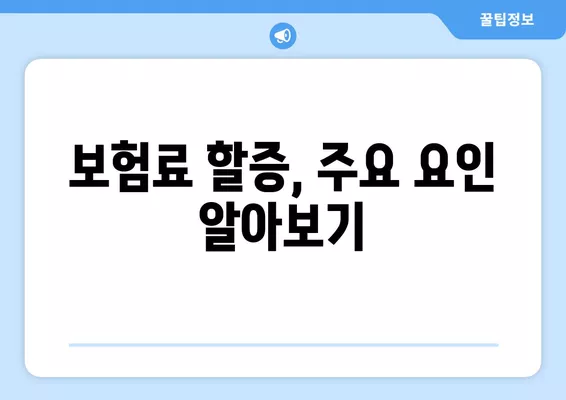 자동차 보험료 할증 계산기| 내 보험료는 얼마나 오를까? | 할증 기준, 계산 방법, 주요 요인